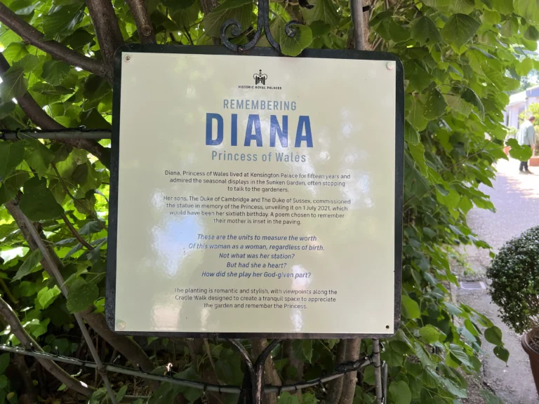 肯辛頓宮 紀念黛安娜王妃的花園