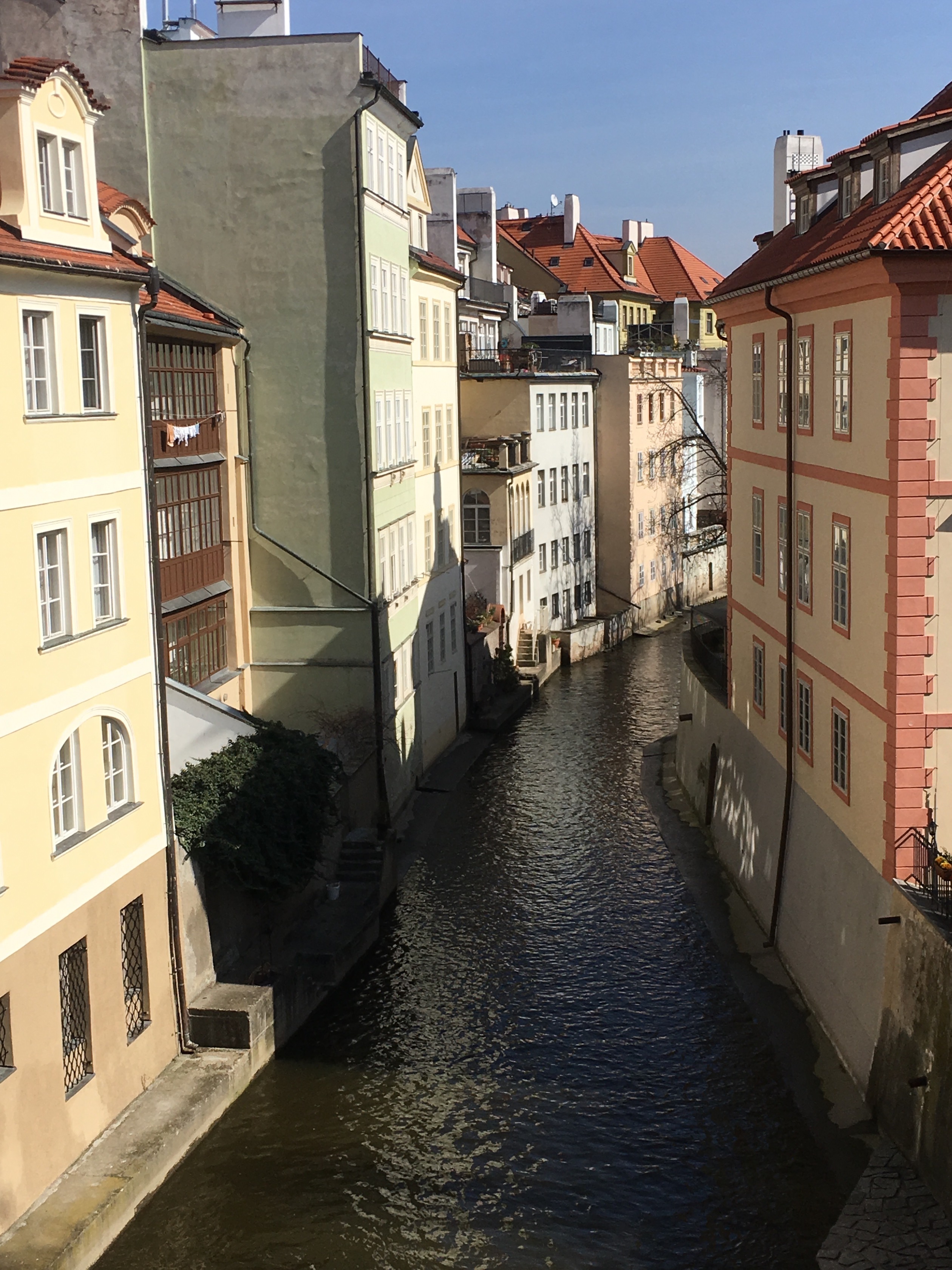 布拉格小城區裡的小運河