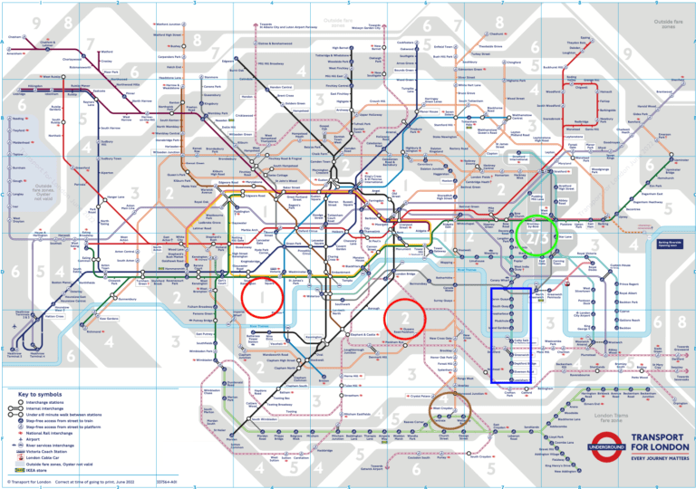 倫敦地鐵圖