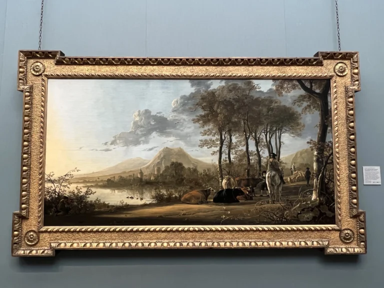 River Landscape with Horseman and Peasant