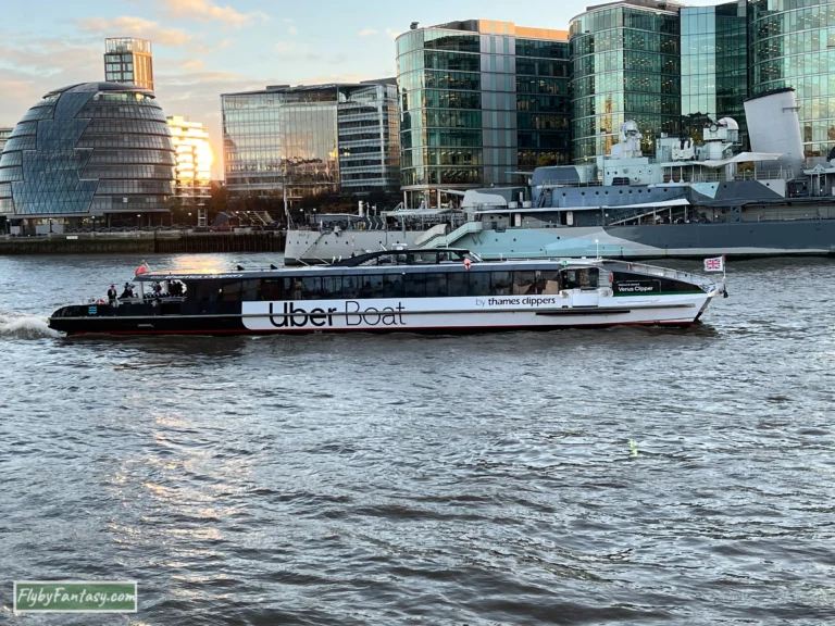 倫敦交通 水上巴士 Uber Boat