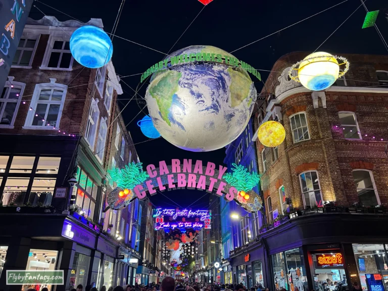 倫敦聖誕燈飾 Carnaby Street