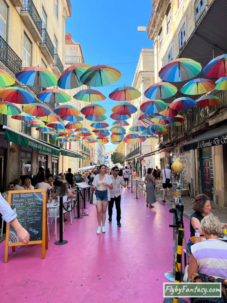 Lisbon Pink Street