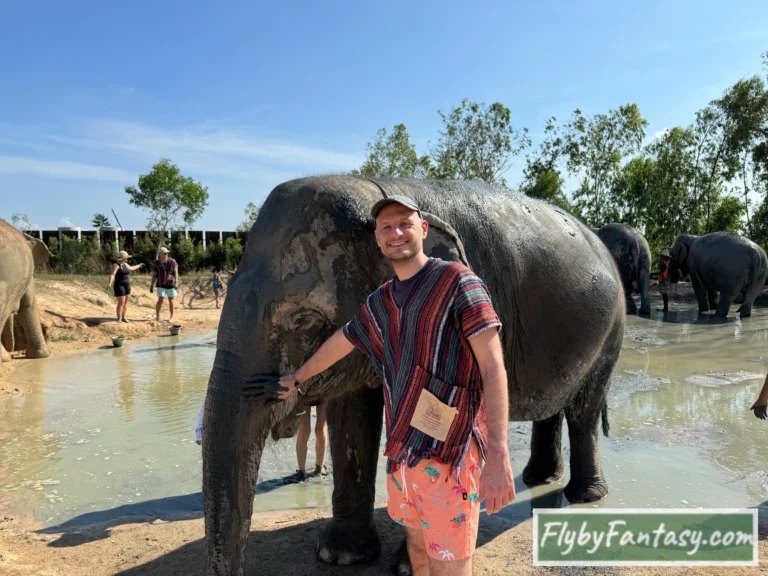 芭達雅大象叢林保護區Pattaya Elephant Jungle Sanctuary 洗泥巴浴囉
