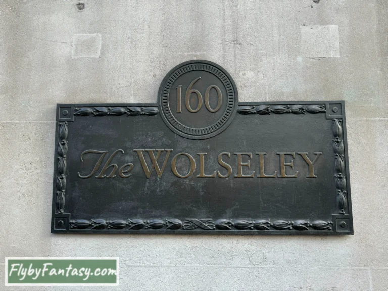 The Wolseley下午茶 門牌