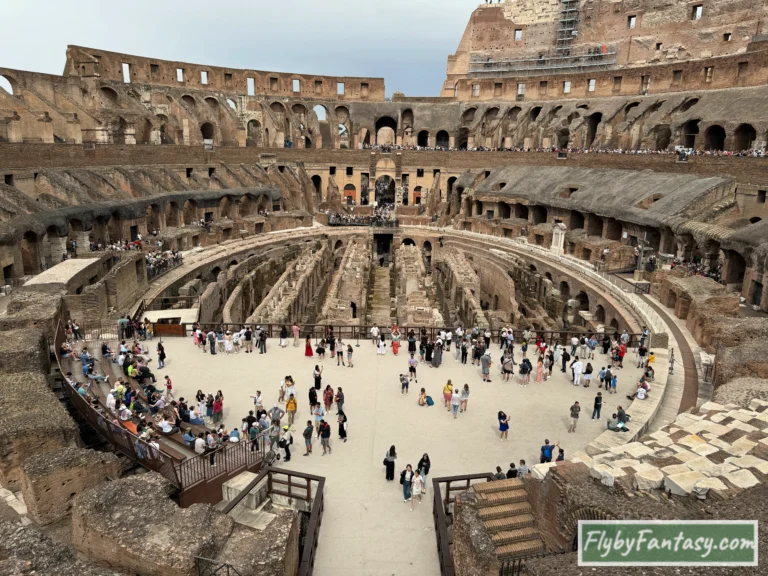羅馬景點 羅馬競技場 Colosseum 內部一整圈